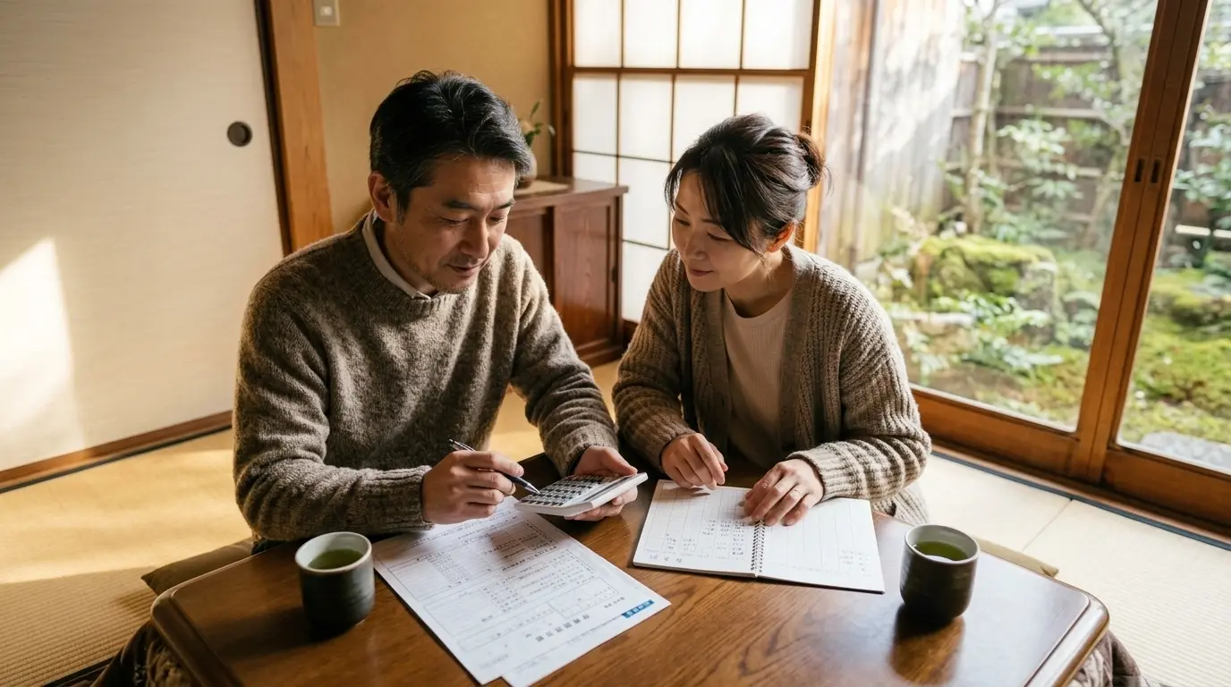 住み替えの資金計画を試算する夫婦
